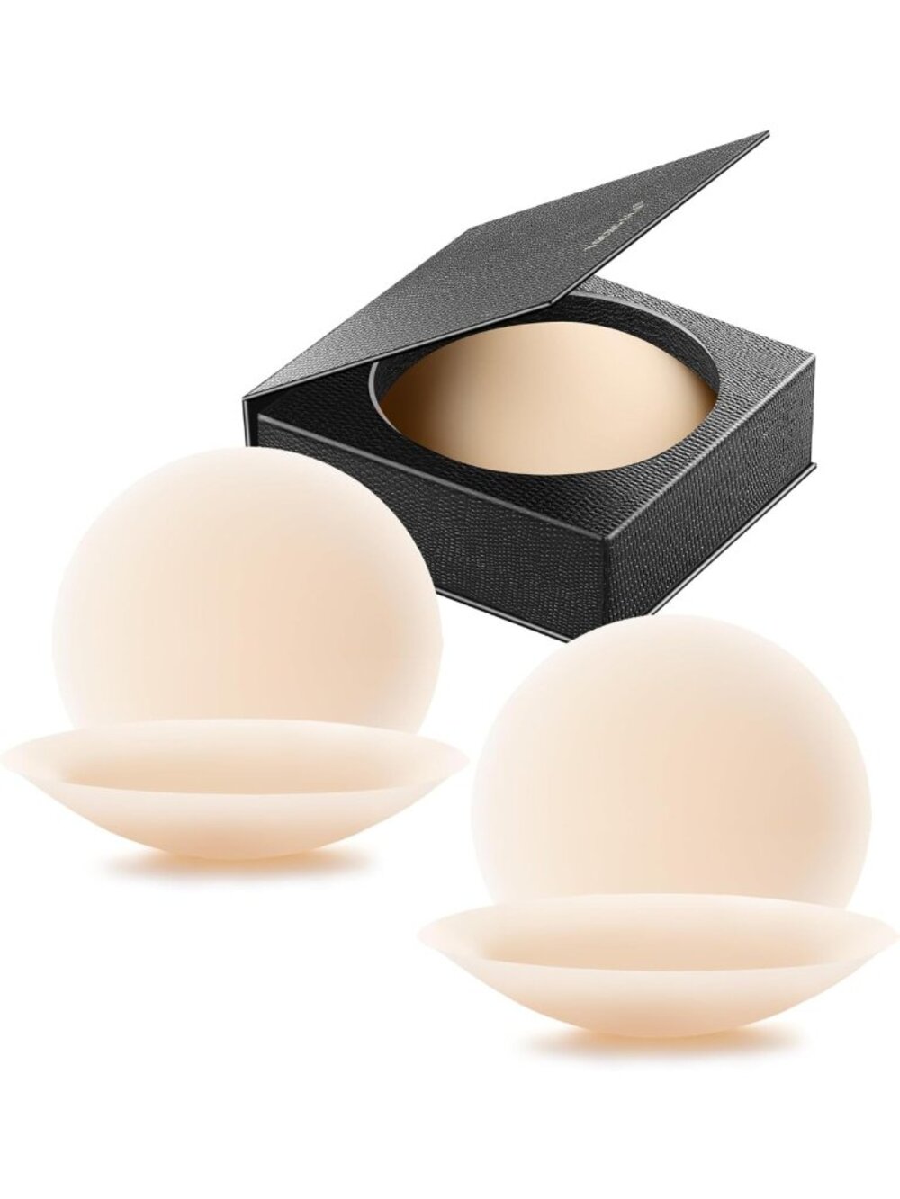 Premium Nipple Covers - Sticky Bra Alternative, 2 Pairs for Seamless Support
